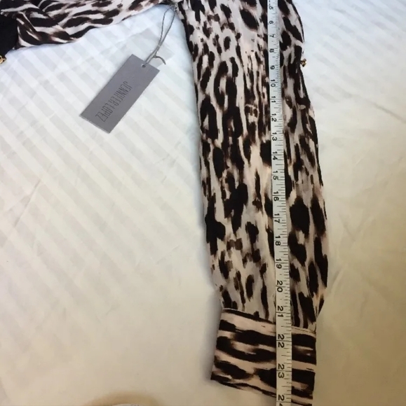 JLO JENNIFER LOPEZ Animal JUMPSUIT Size: 8 (MEDIUM) New  Chain ROMPER - Picture 9 of 11